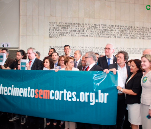 Confies participa da campanha “Conhecimento sem Cortes”